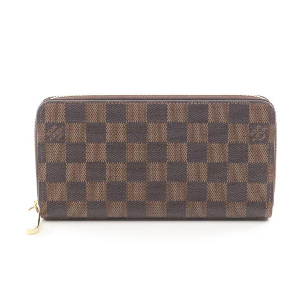 Louis Vuitton Zippy Wallet Round Long Damier Brown